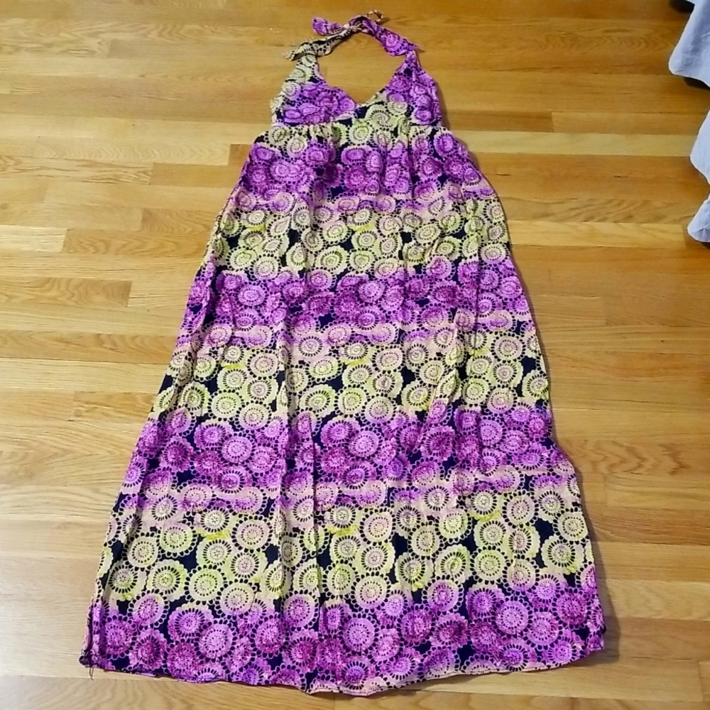 Old Navy Halter Maxi Sundress M